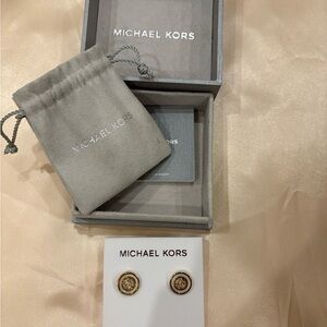 Michael Kors Gold Cuff Links